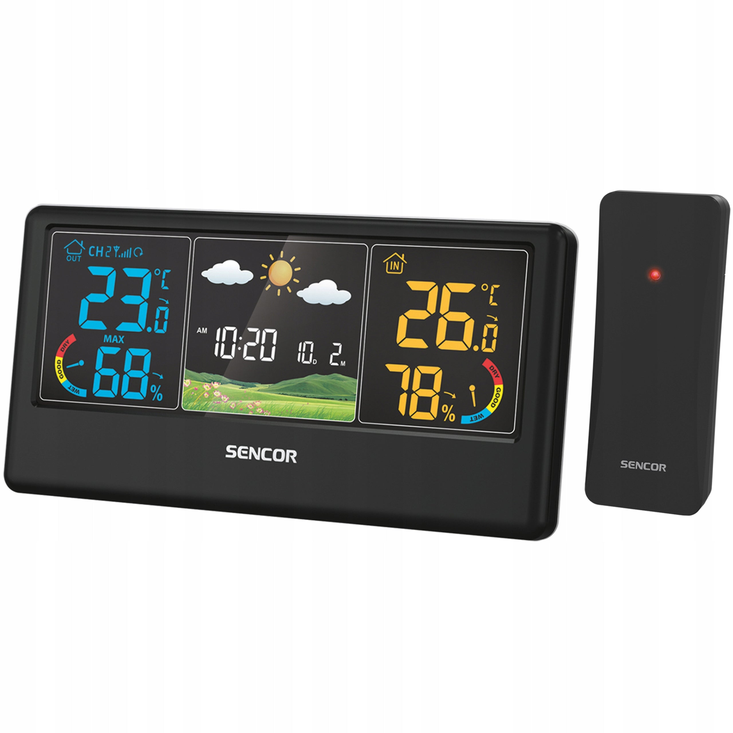 Weather station Sencor SWS4100B color alarm clock nap Manufacturer code 52000064