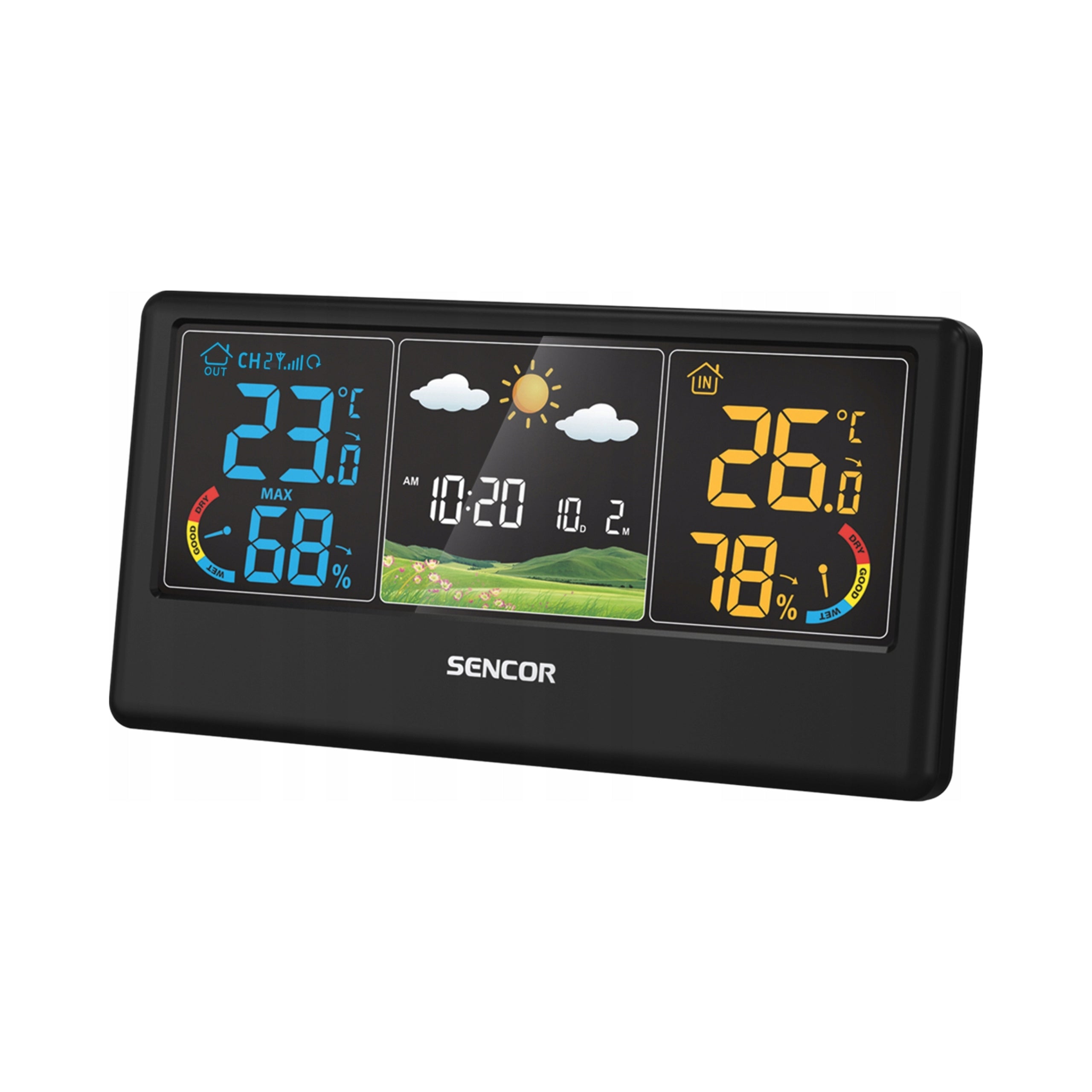 Weather station Sencor SWS4100B color alarm clock nap