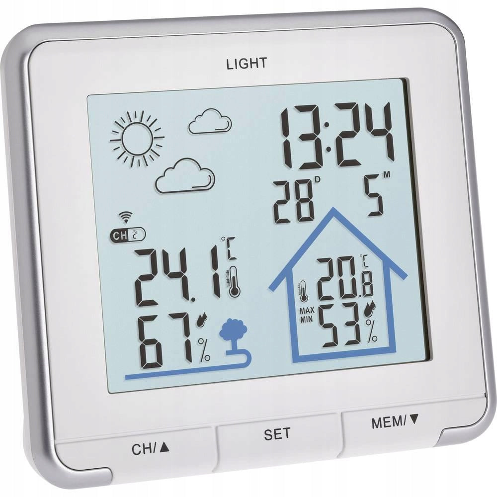 Weather station TFA Dostmann LIFE 35.1153.02 Batteries included no