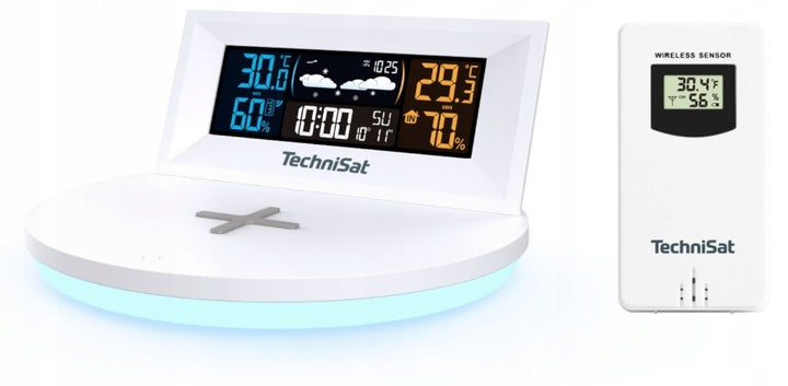 Weather station TechniSat Imeteo Q1 charger 10W LCD nap alarm Brand TechniSat