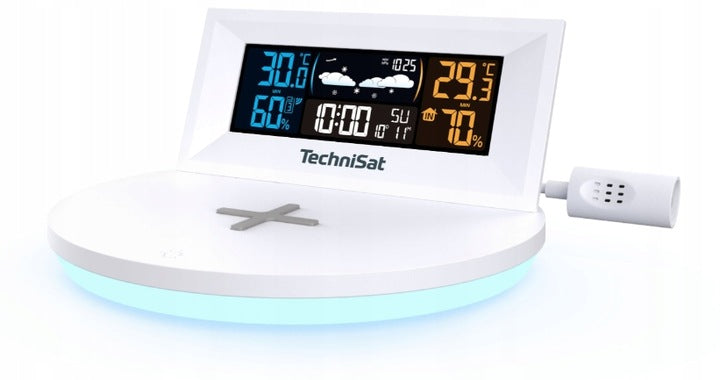 Weather station TechniSat Imeteo Q1 charger 10W LCD nap alarm Manufacturer code 76-5031-00
