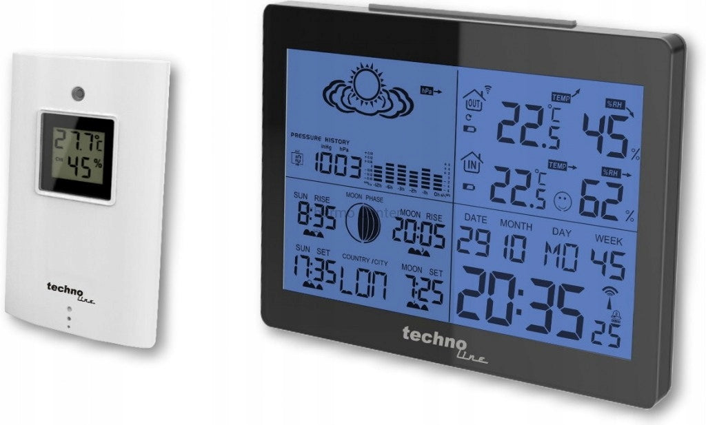 Weather station Technoline WS6760 alarm clock pressure