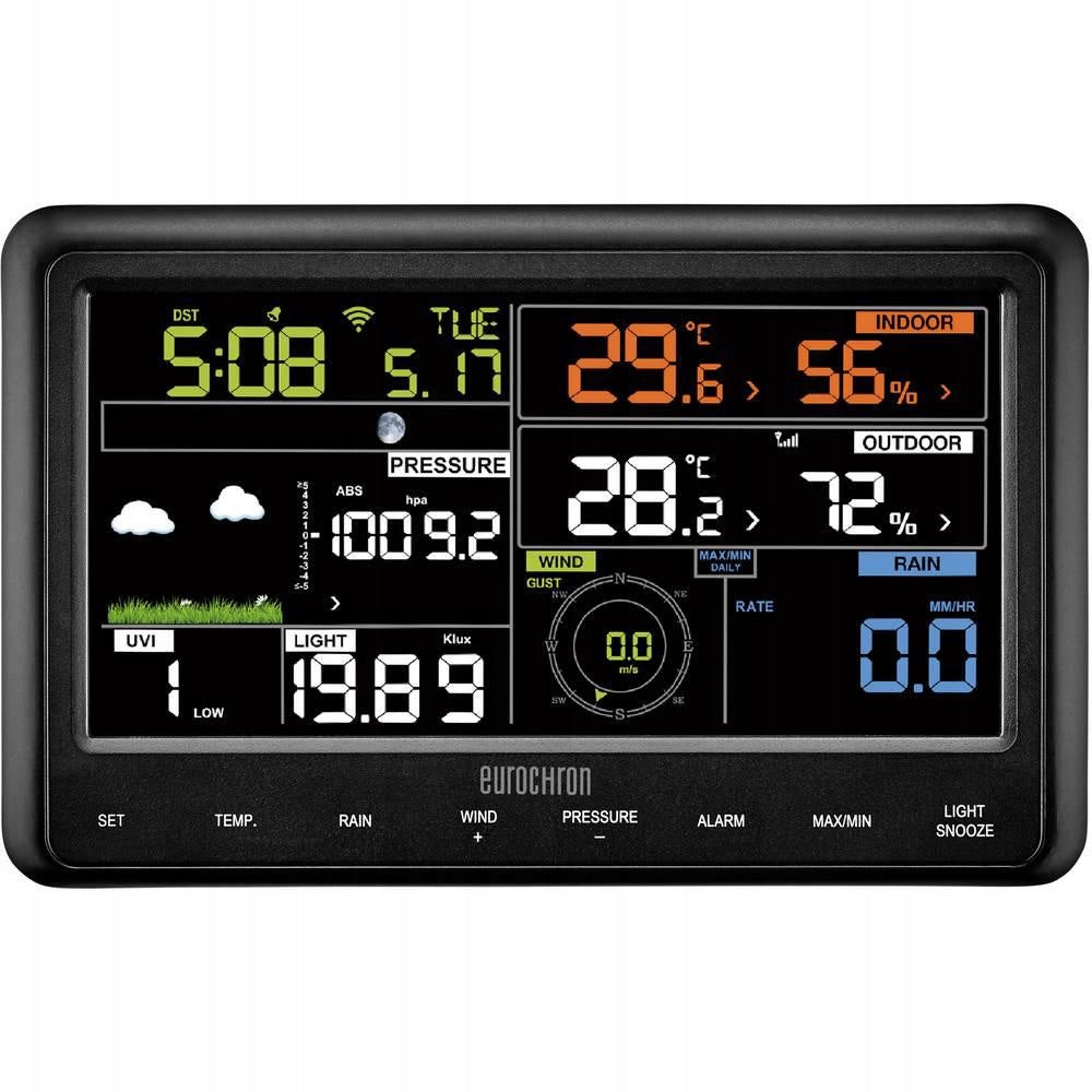 Weather station WiFi Eurochron EFWS2900, 100 m Batteries included no