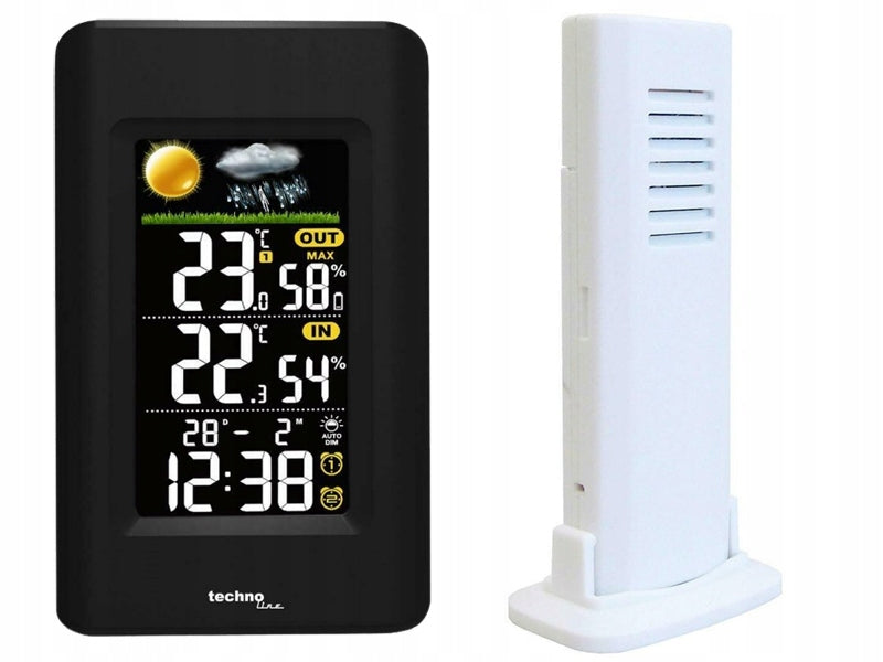 Weather station meteo Hygrometer Thermometer Clock + External SENSOR