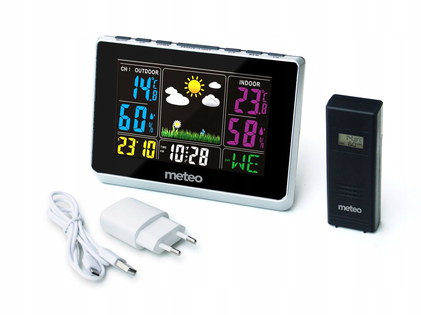 Weather station/weather METEO SP62s color screen Packaging status original