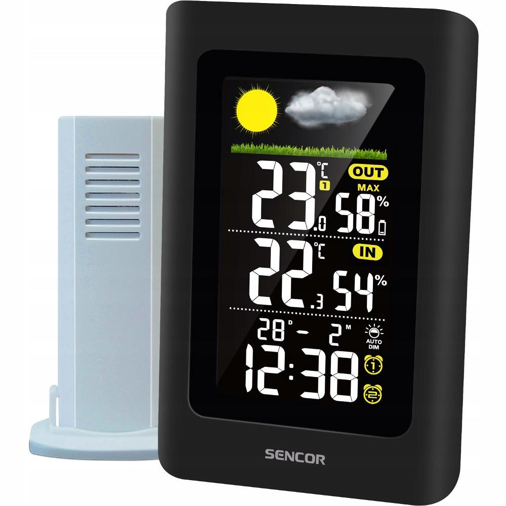 Weather station weather Sencor 4270 clock alarm clock sensors thermometer