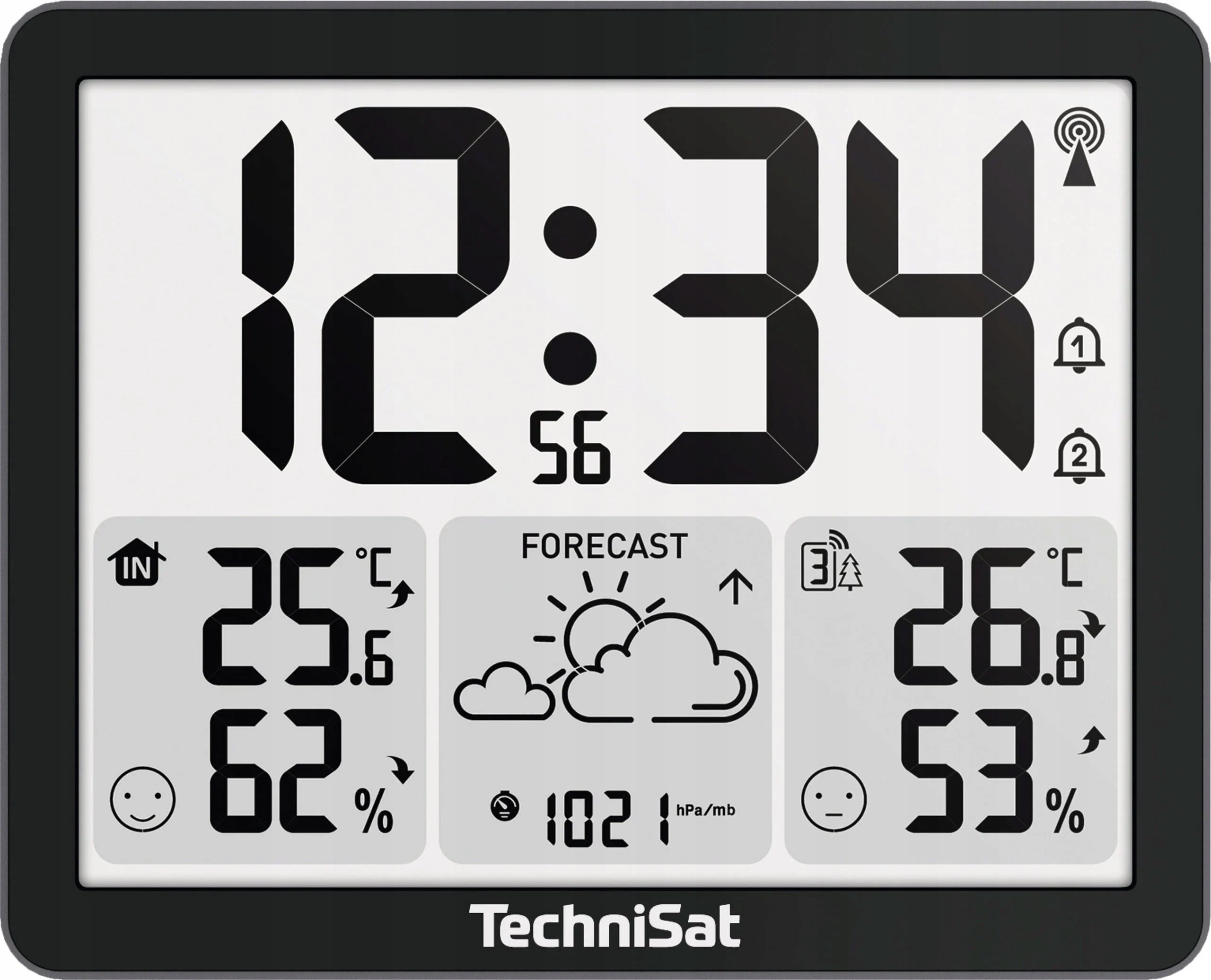 Weather station wireless thermometer TechniSat IMETEO 310 black Packaging status original