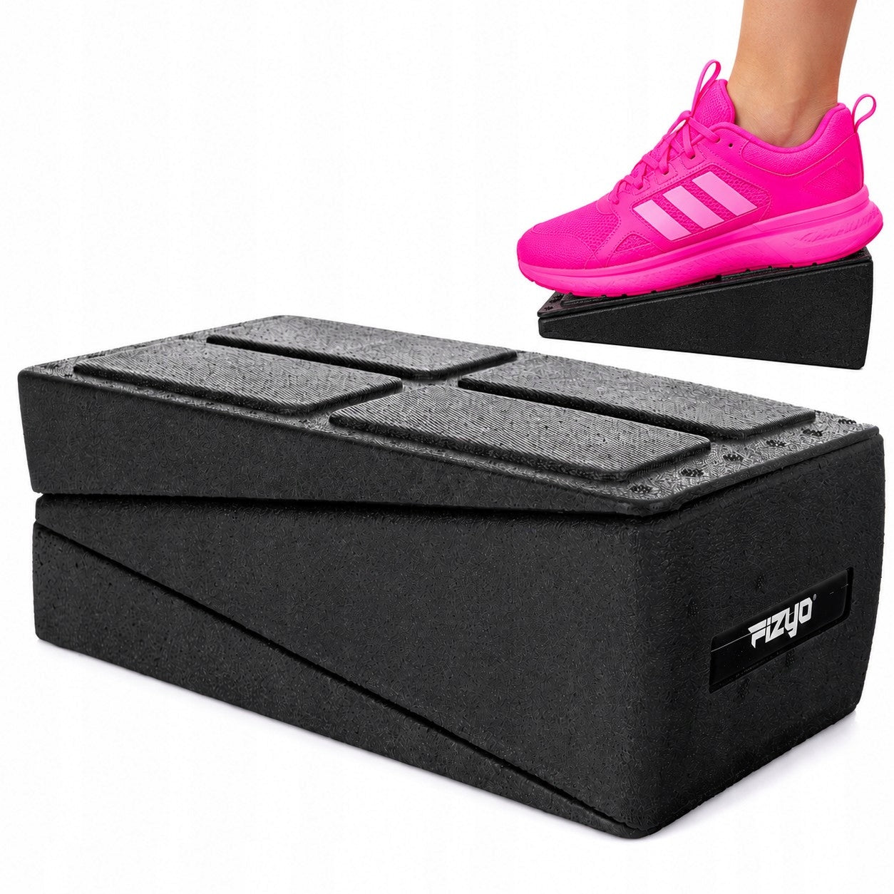 Wedge SUPPORT Calf Stretching FIZYO Adjustable Platform SLANT BOARD 3pcs