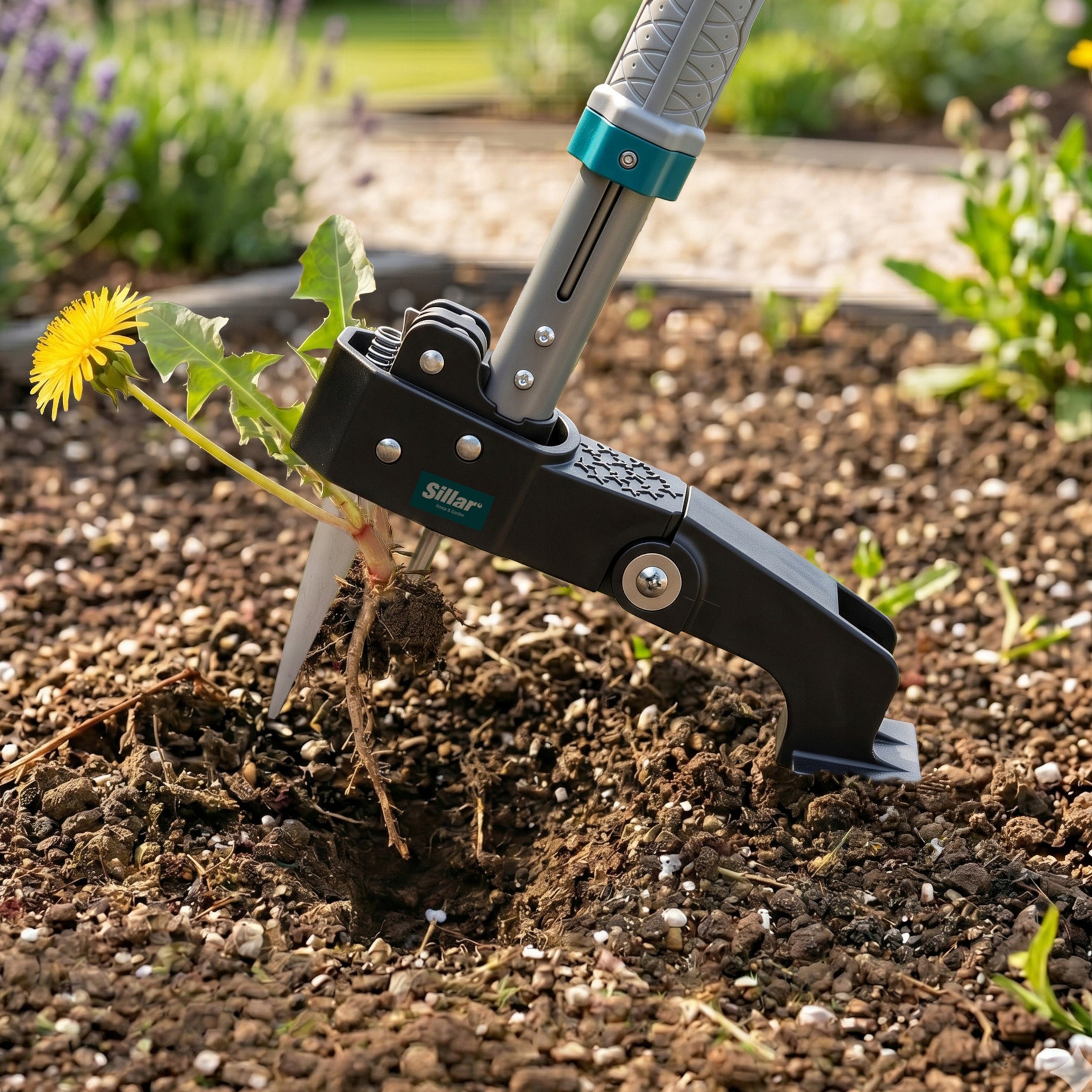 Weed Puller Telescopic Handheld Cutter Adjustable Metal Garden Handle material aluminum