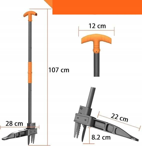 Weed picker manual with long handle 107 cm garden cutter Packaging status original