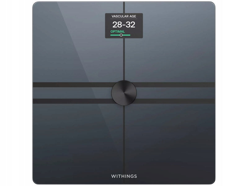 Weight WITHINGS Body Comp Max 200 KG Black Glass Batteries included yes