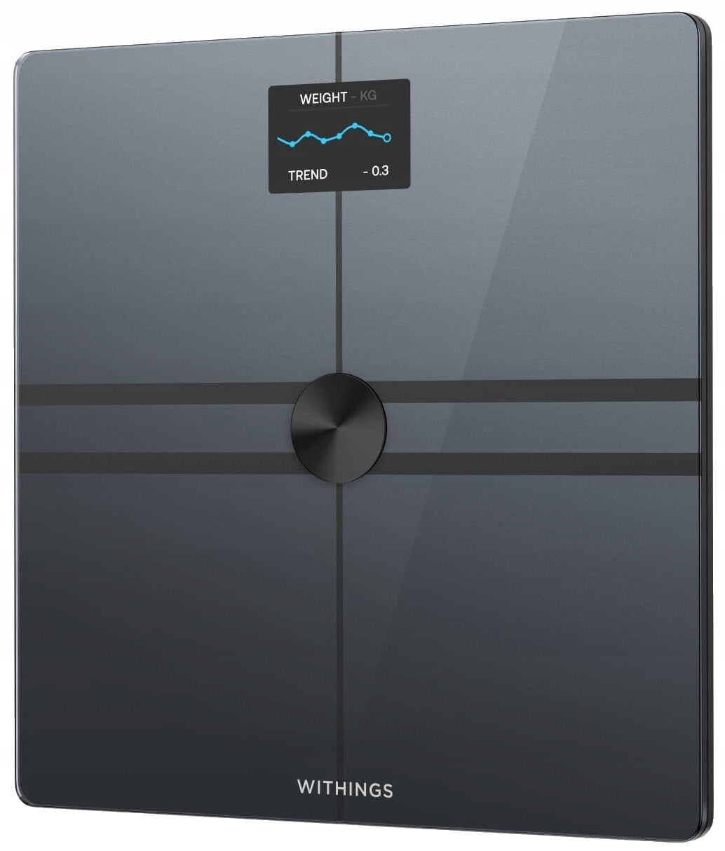 Weight WITHINGS Body Comp Max 200 KG Black Glass Kind electronic