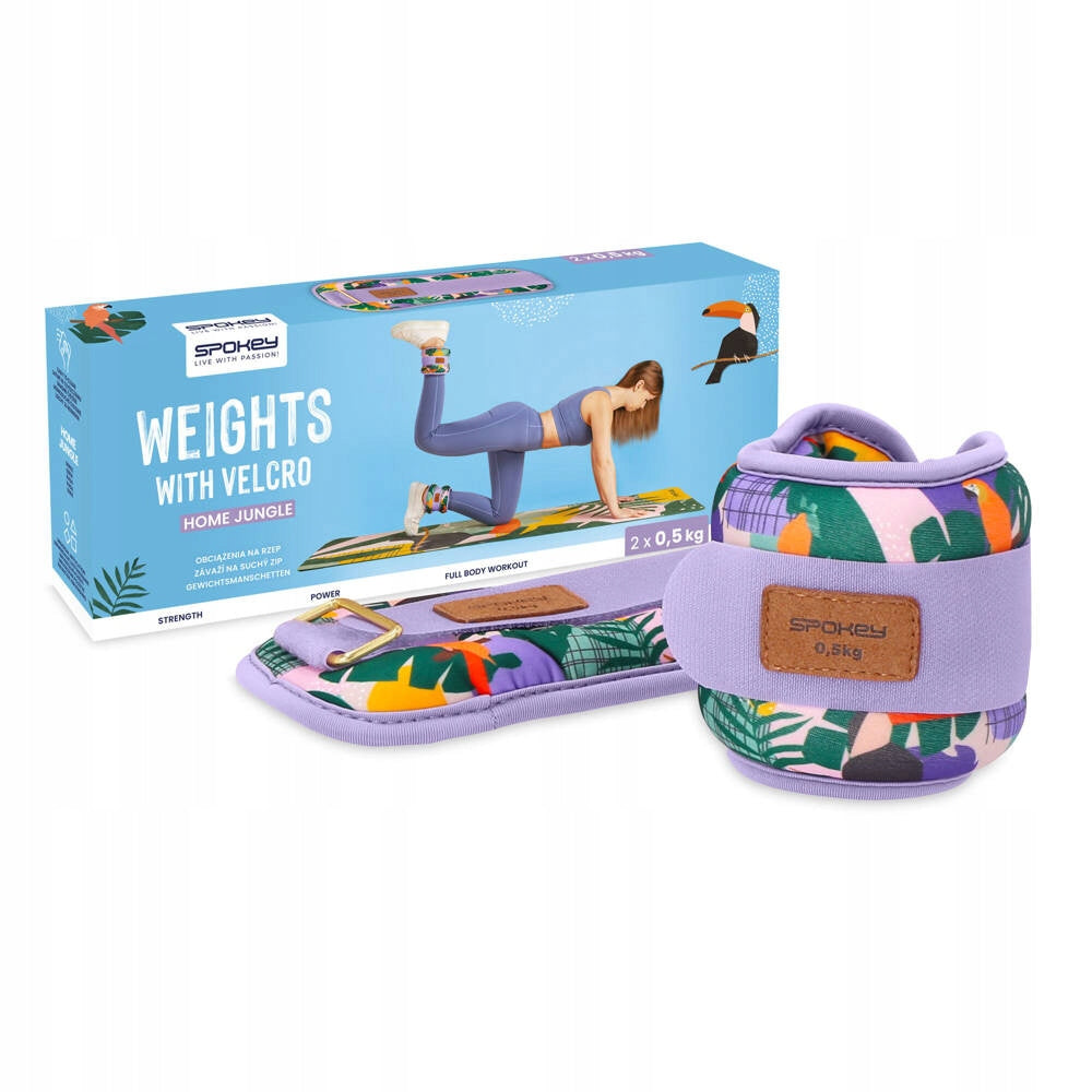Weights Ankle Weights Wrists For Exercise Fitness 2x0,5 kg SPOKEY