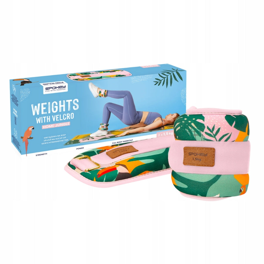 Weights Ankle Weights Wrists For Exercise Fitness 2x1,5 kg SPOKEY Packaging status original