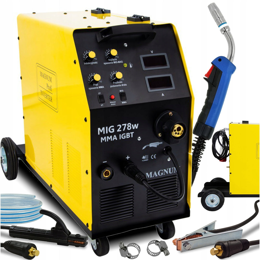 Welder MIGOMAT Magnum MIG 278W MMA inductance 280A Aluminium 4R 4X4 MAG