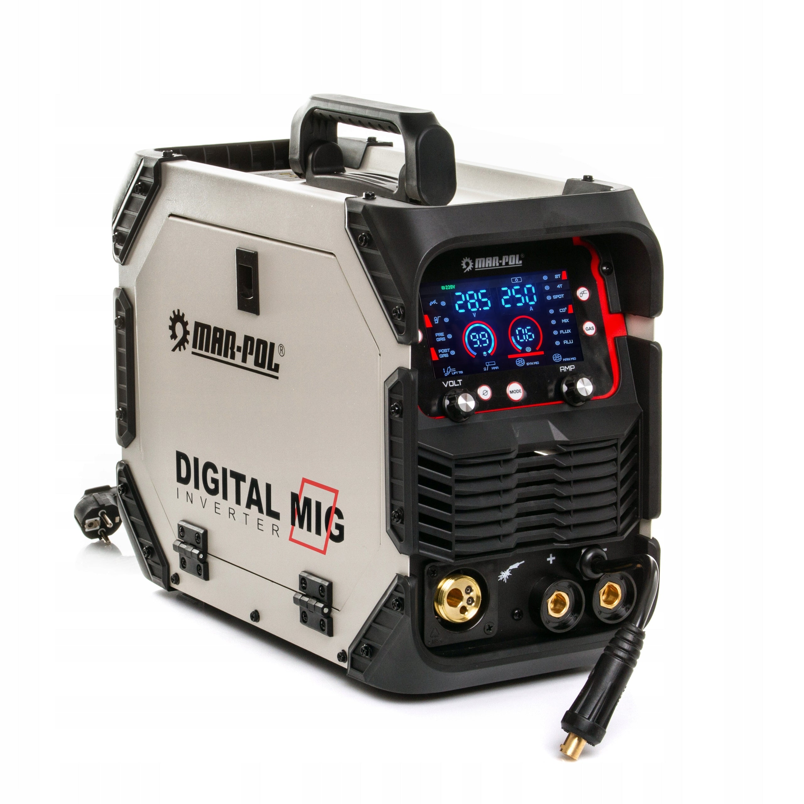 Welding machine for ALUMINUM / STEEL Synergy 250A inverter MIG MMA TIG migomat Packaging status original
