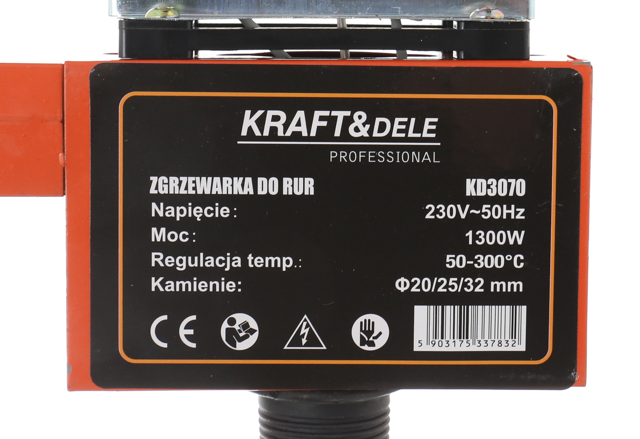 Welding machine for pipes in case 1300 W KD3070 Packaging status original