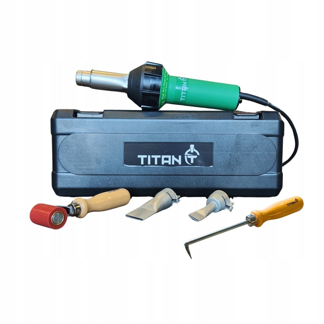 Welding machine for roof membrane TITAN AT1600 2000W – Professional set with Packaging status original