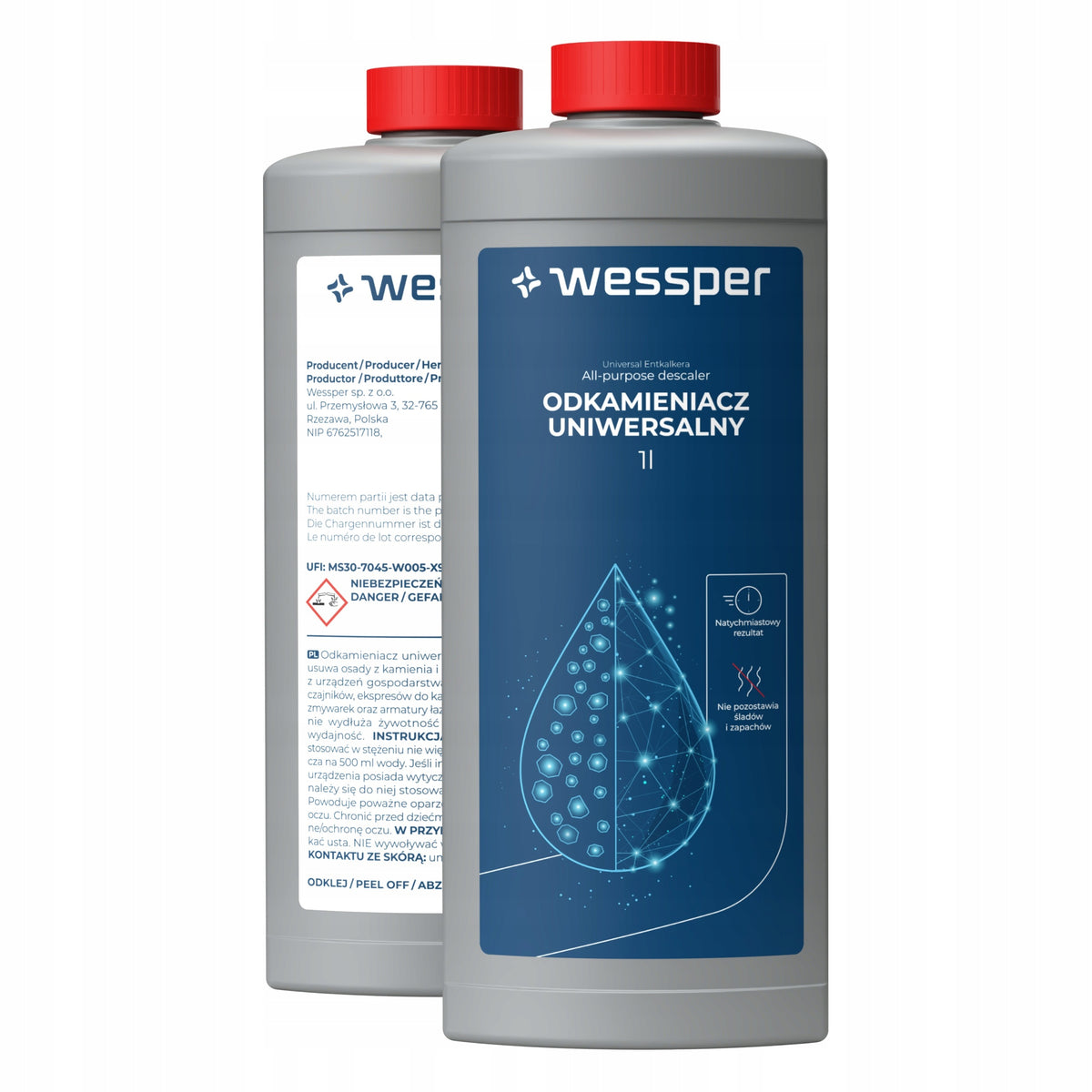Wessper CleanMax - large universal descaler for 1l liquid machine Packaging status original