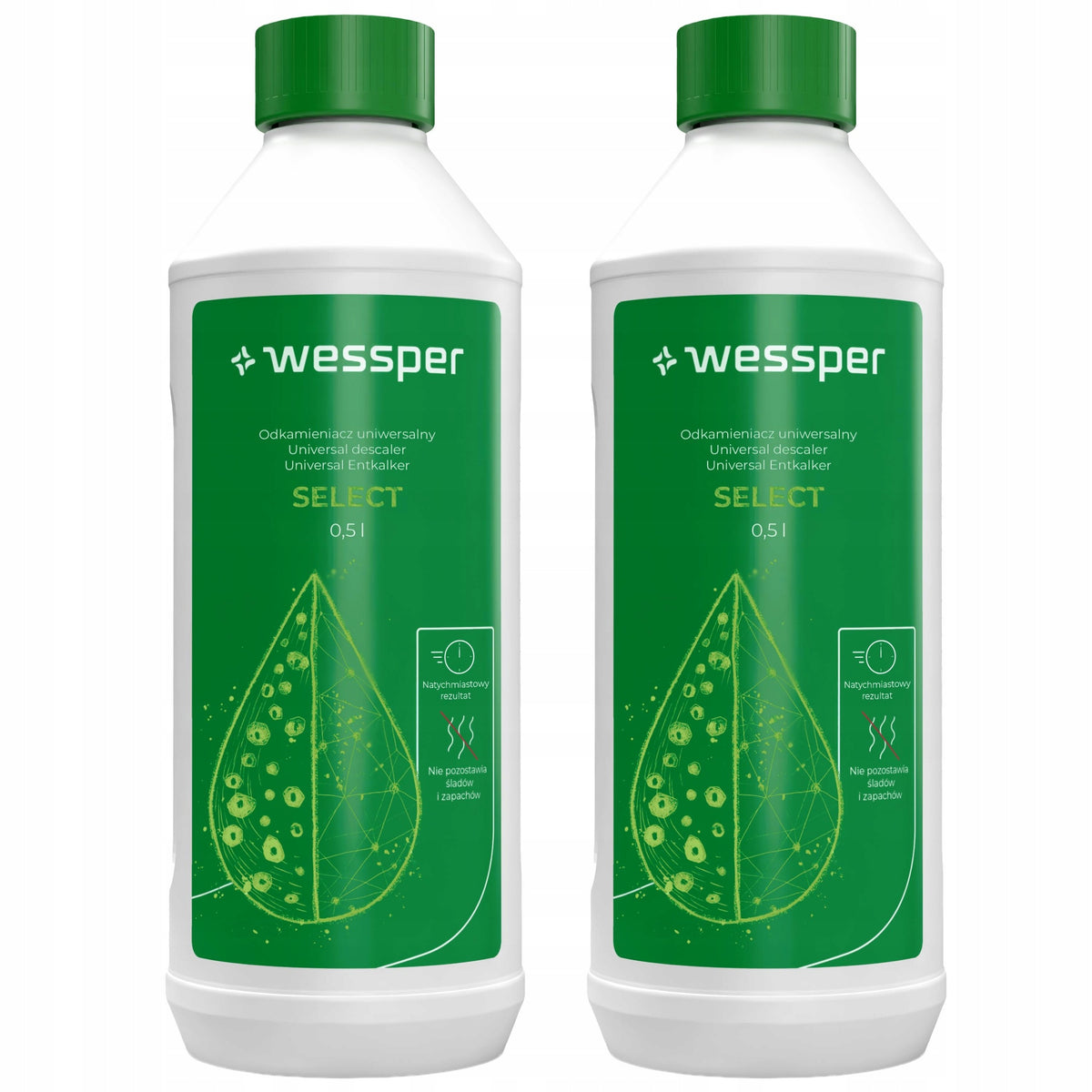 Wessper descaler for kettle maker with lactic acid 2x 0,5 l