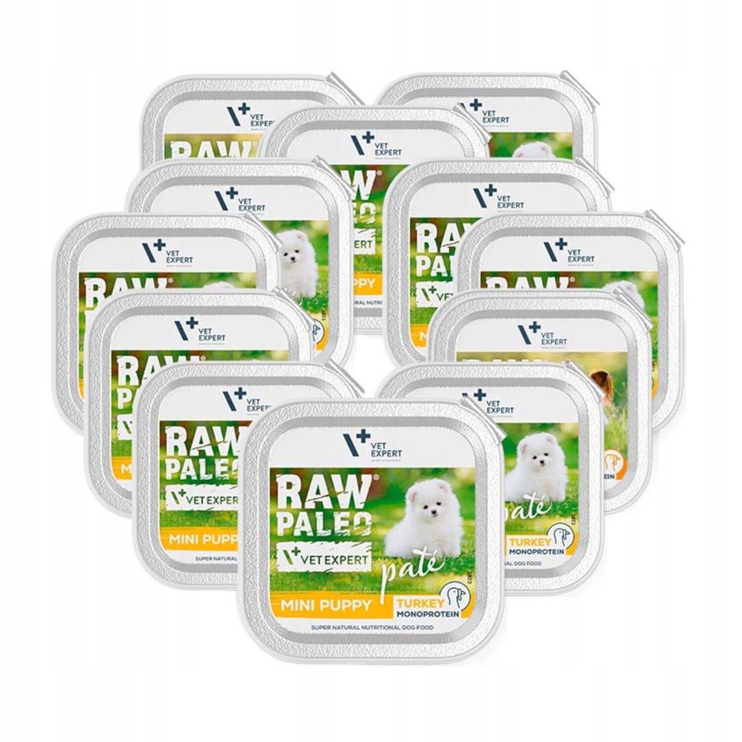 Wet Food for Grain Free Puppy RAW PALEO PATE MINI PUPPY TURKEY 12x150 EAN (GTIN) 5902414214651