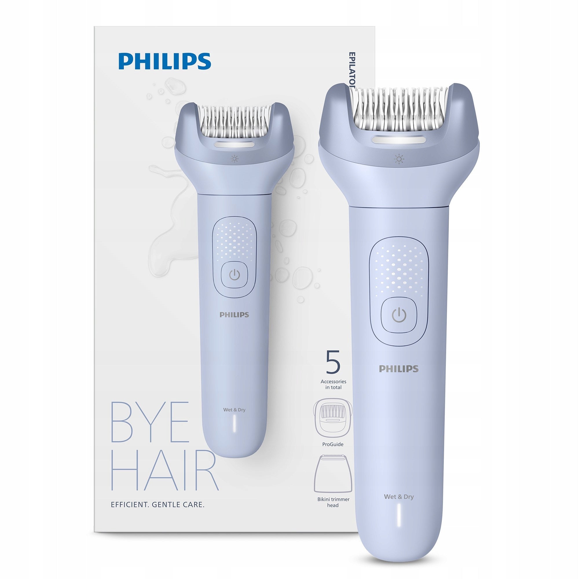 Wet and dry wireless epilator Philips Series 8000 BRE711/00 Packaging status original