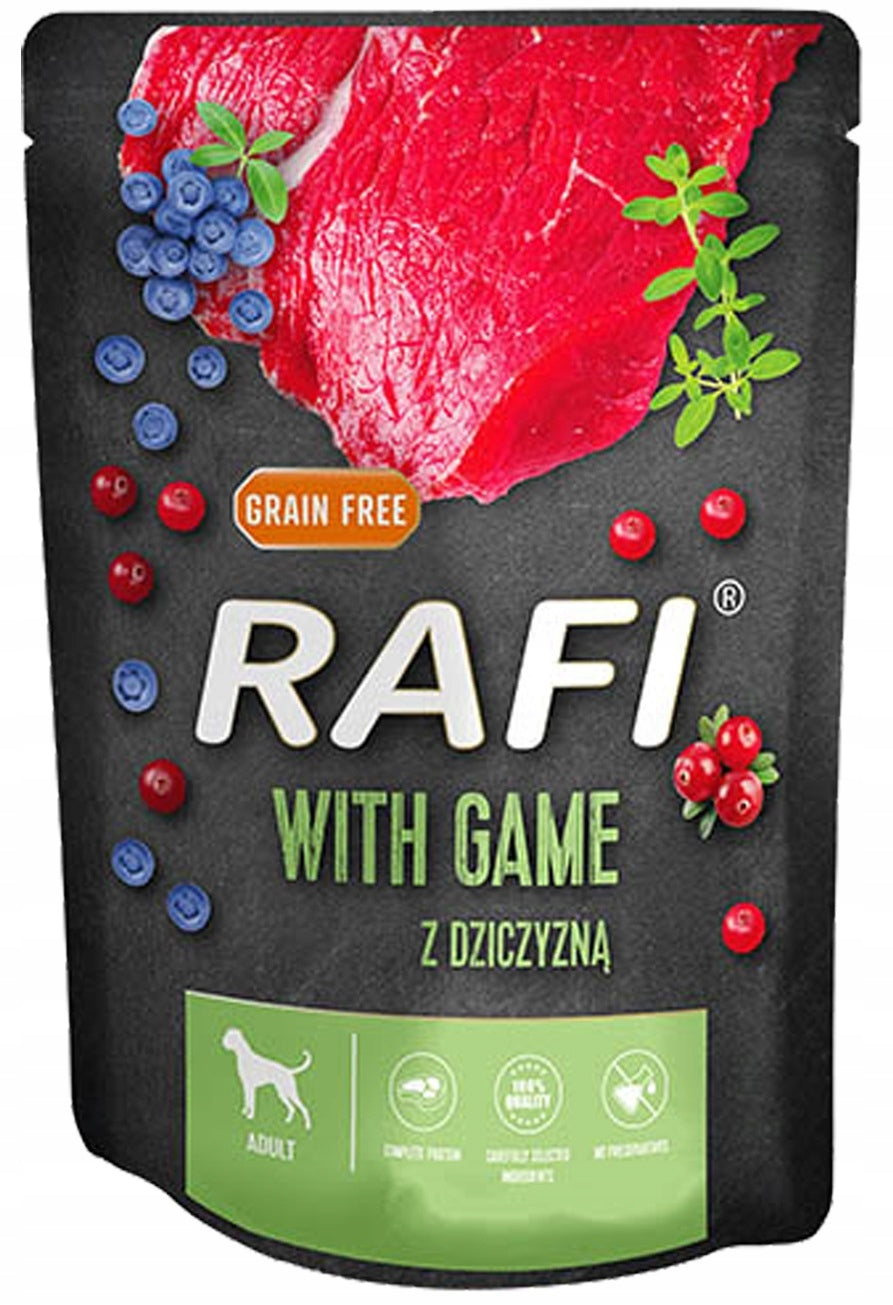 Wet food sachets Rafi mix of flavors 20x300 g Brand Rafi
