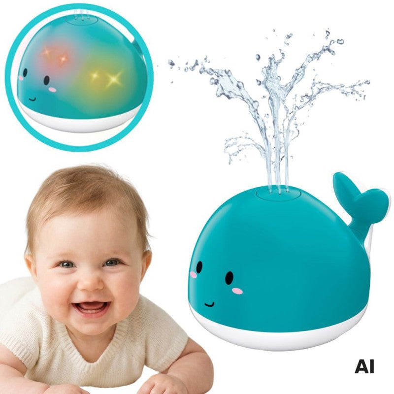 Whale Fountain Bath Toy - Blue WOOPIE Packaging status original