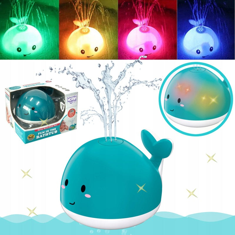 Whale Fountain Bath Toy - Blue WOOPIE