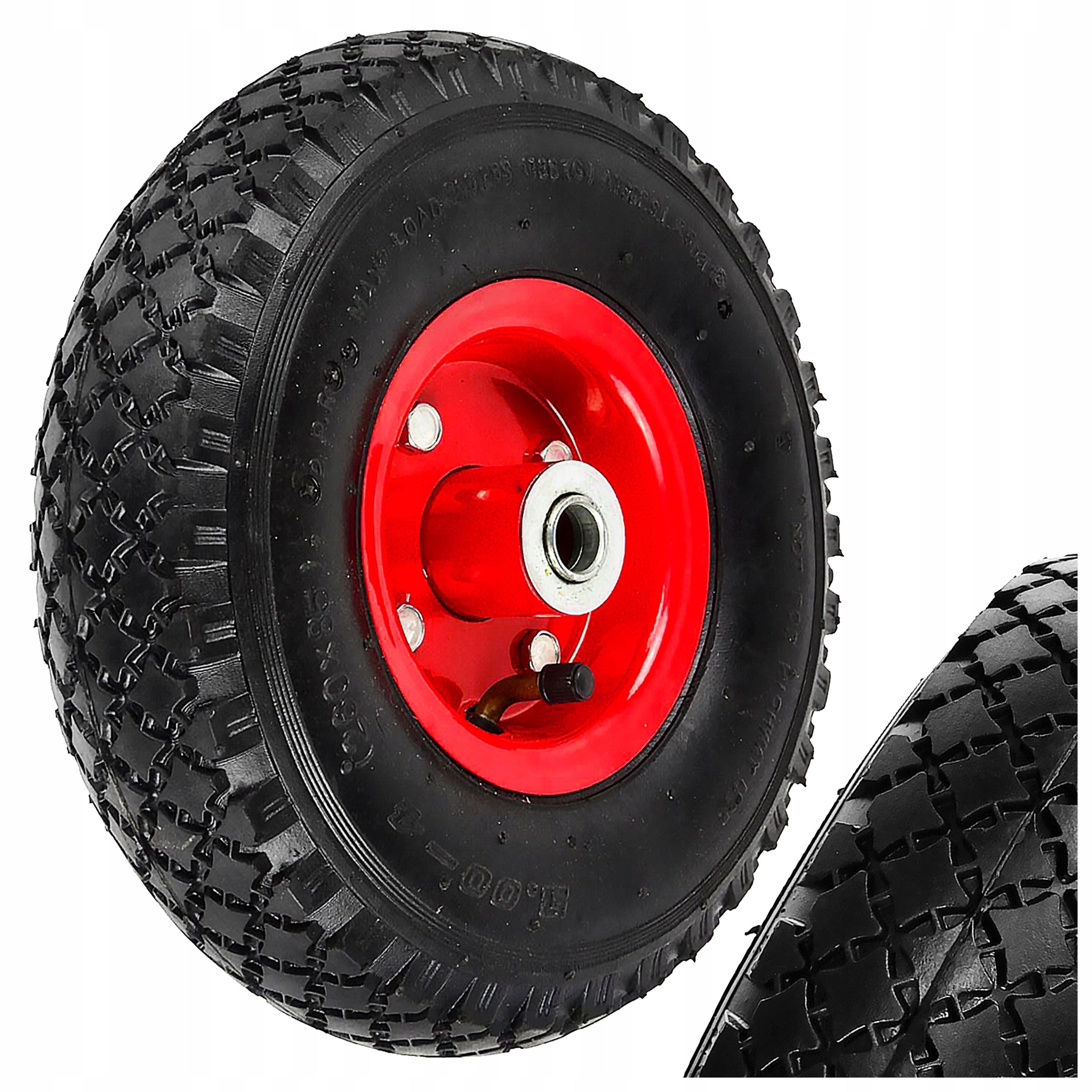 Wheel for trolley GEKO 3.00-4 2PR pumped steel rim 80kg G71014