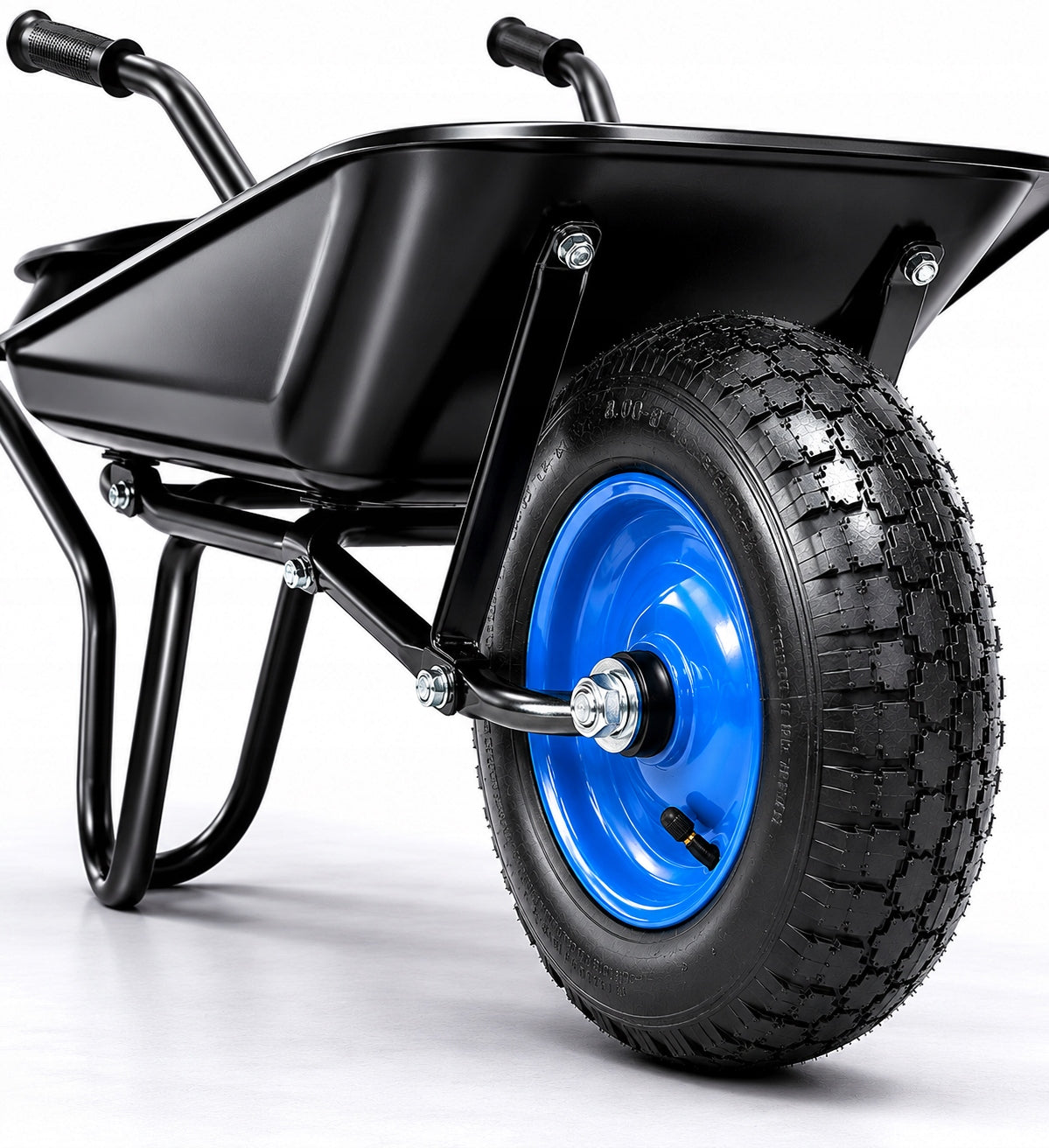 Wheel wheel for wheelbarrow 4.80/4.00-8 6PR Pumped axle 12x150 mm Strong 6 Fibers Manufacturer code Koło do taczki 4.80/4.00-8 6PR OŚ 12x150 mm