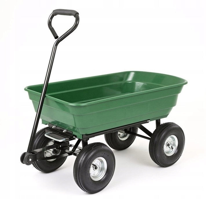 Wheelbarrow tipper GARDEN TROLLEY transport trailer load capacity 250kg 85L Wheels number 4