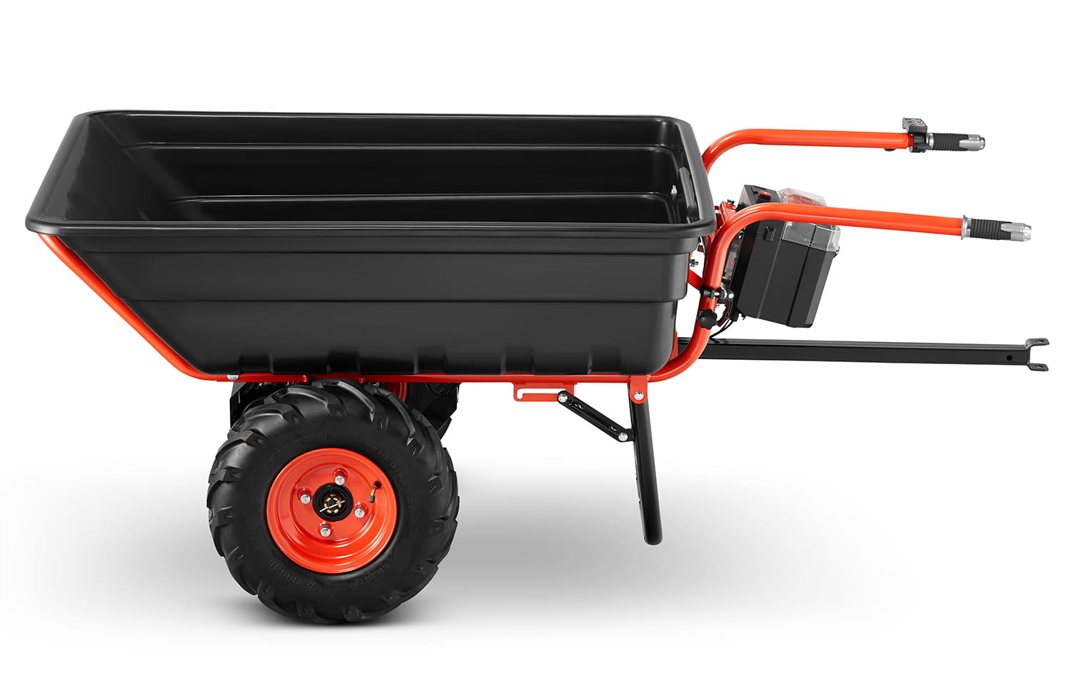 Wheelbarrow trailer cradle 300L electric with electric drive Bäumr-AG Product weight with unit packaging 60 kg