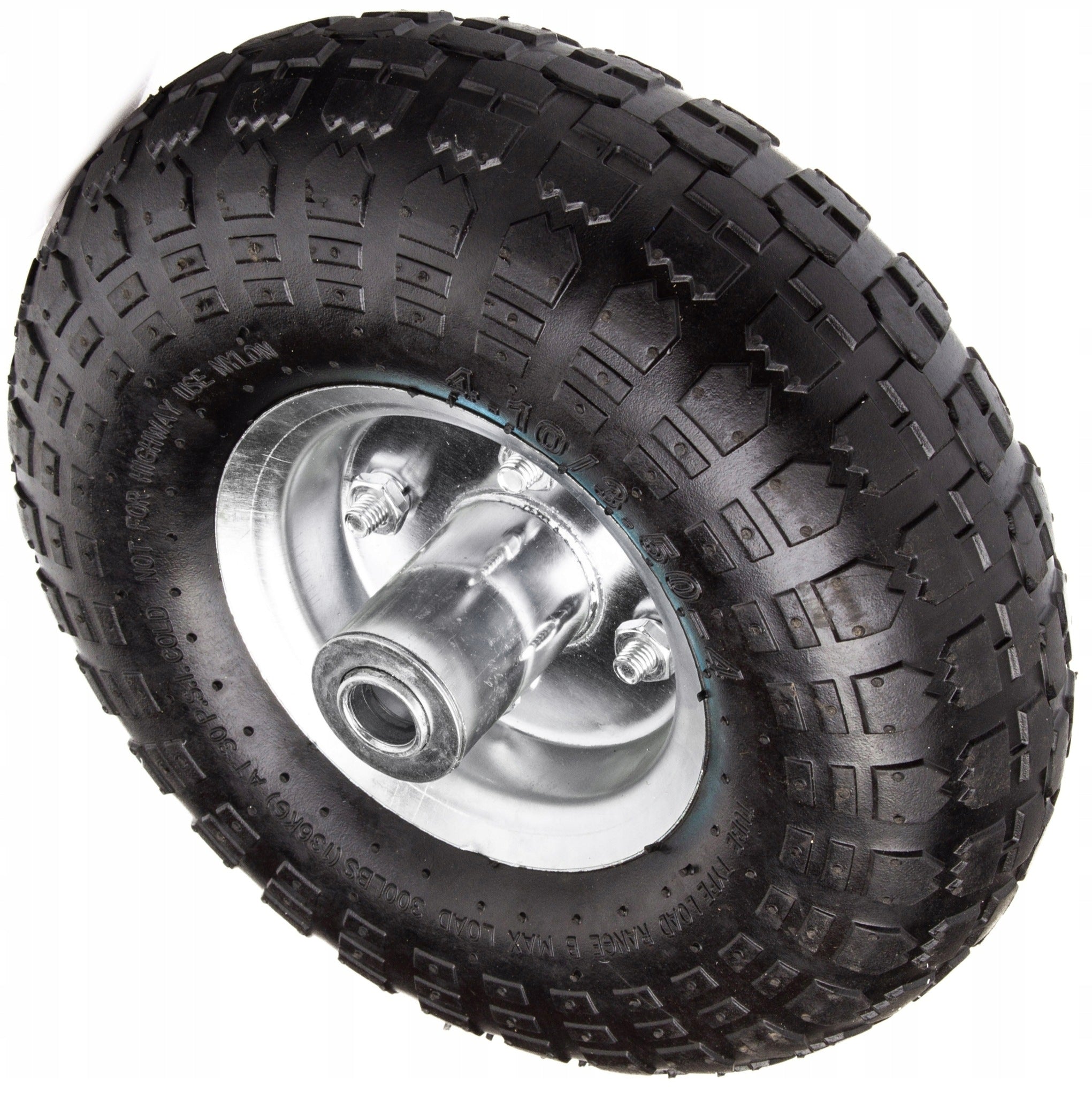 Wheelbarrow wheel 4PR 4.10 3.50-4 260x80 bearing fi 16mm pumped tire Packaging status original
