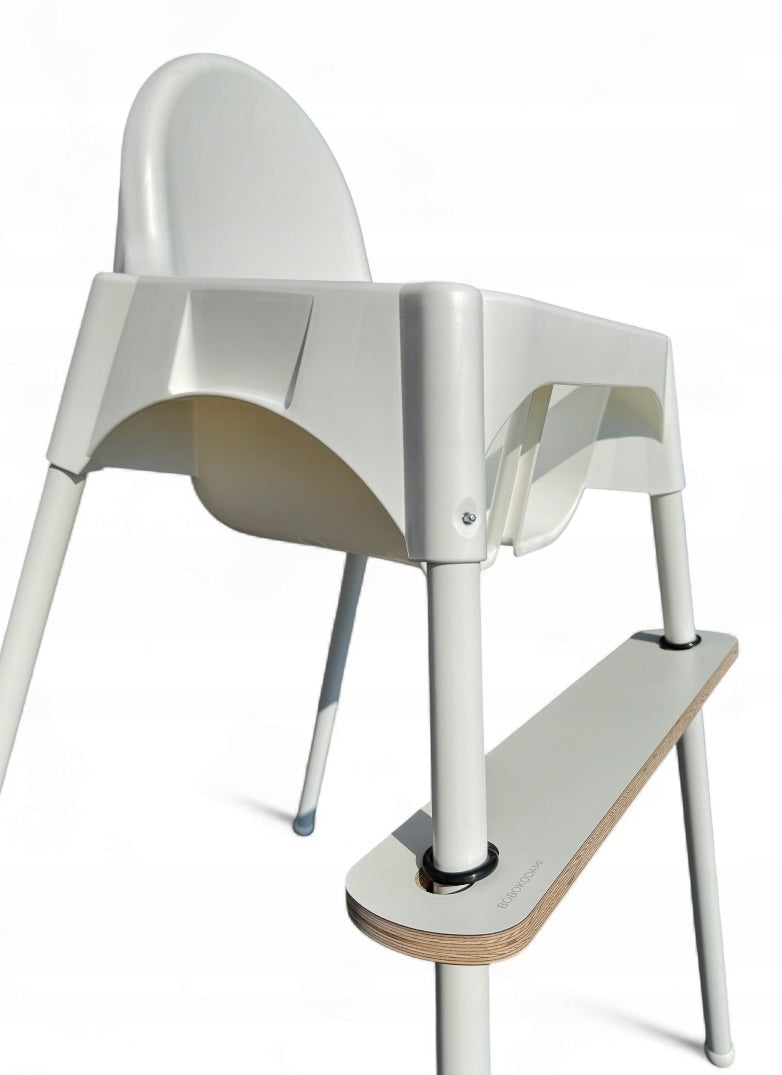White footrest for Ikea Antilop chair! - ADJUSTABLE!