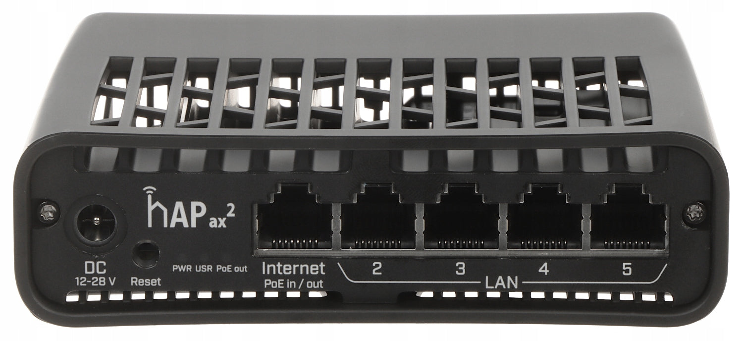 Wi-Fi 6, 2.4 GHz, 5 GHz hAP ax² MIKROTIK ACCESS POINT