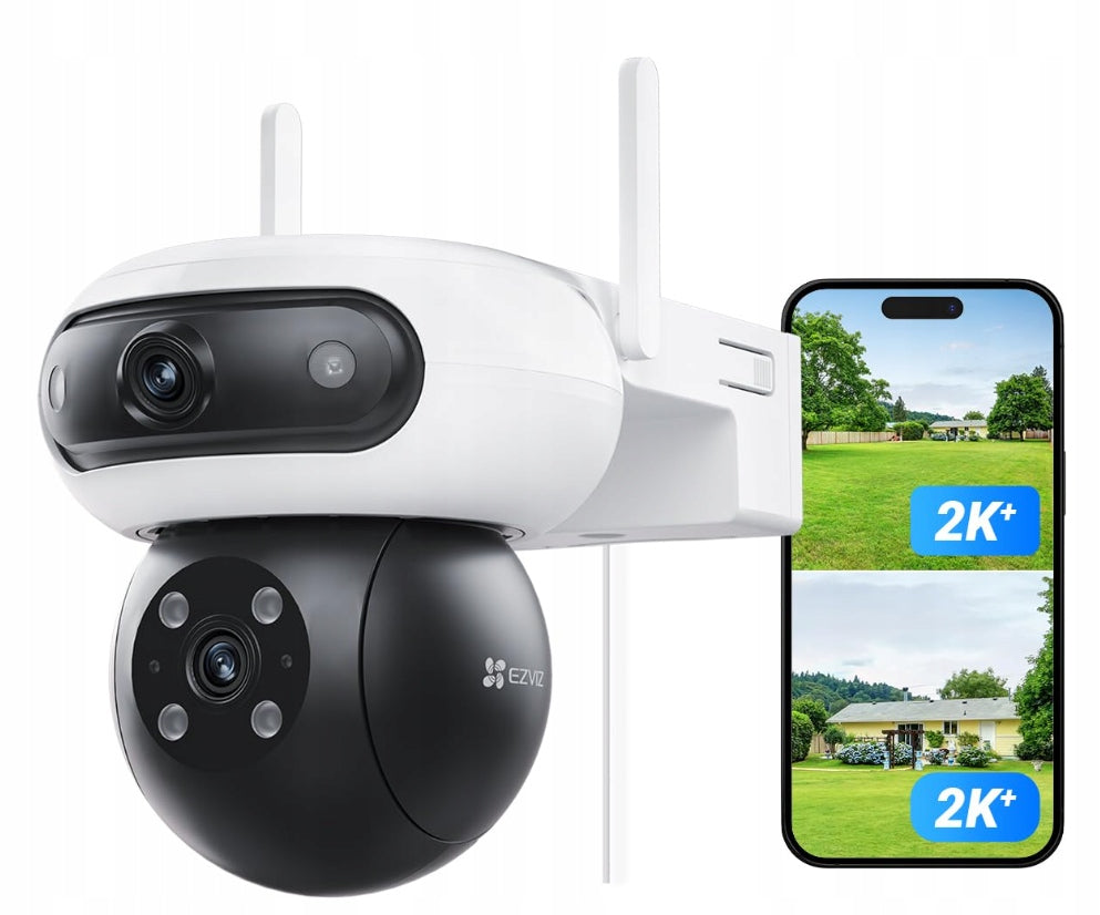 WiFi Camera Rotating EZVIZ 8MP (4MP+4MP) Dual Lens Outdoor