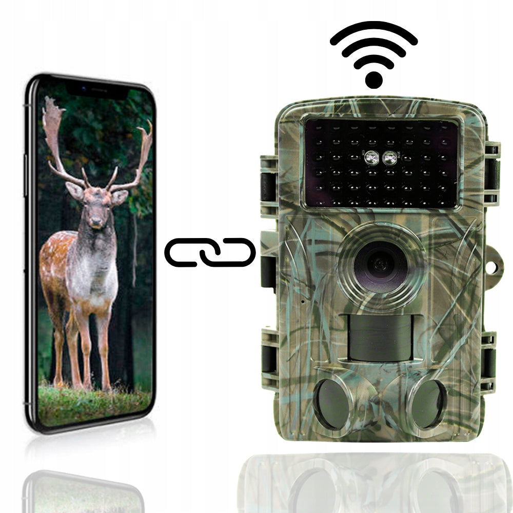 WiFi SCAM TRAPS WITH MINI 4K FOREST HUNTING CAMERA APP IP66 NIGHT MODE Packaging status original