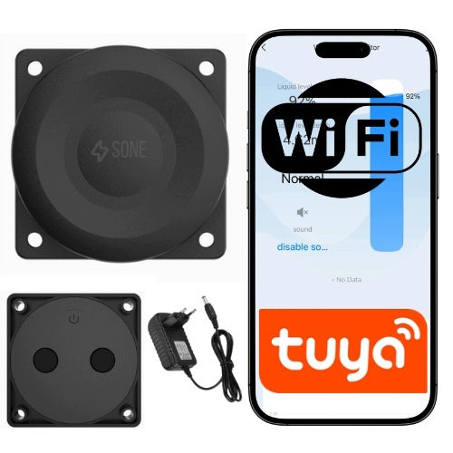 WiFi Tuya ultrasonic water level sensor for tank 0-5m