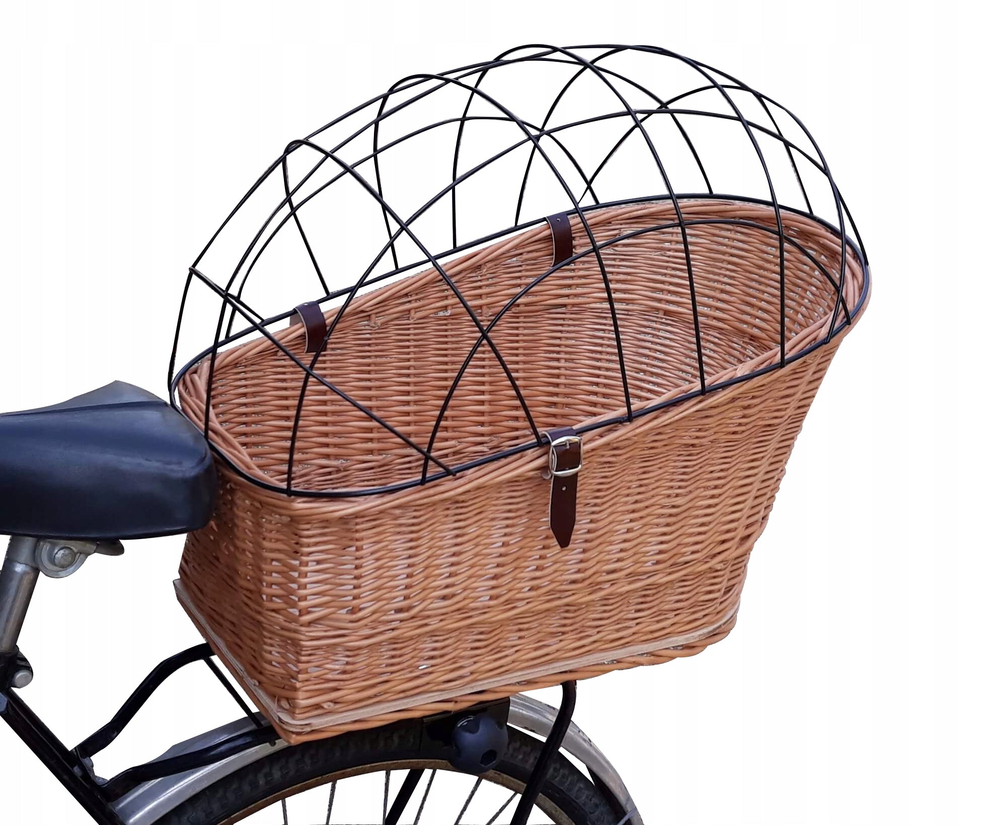 Wicker Basket Bike Basket for Dog RACK