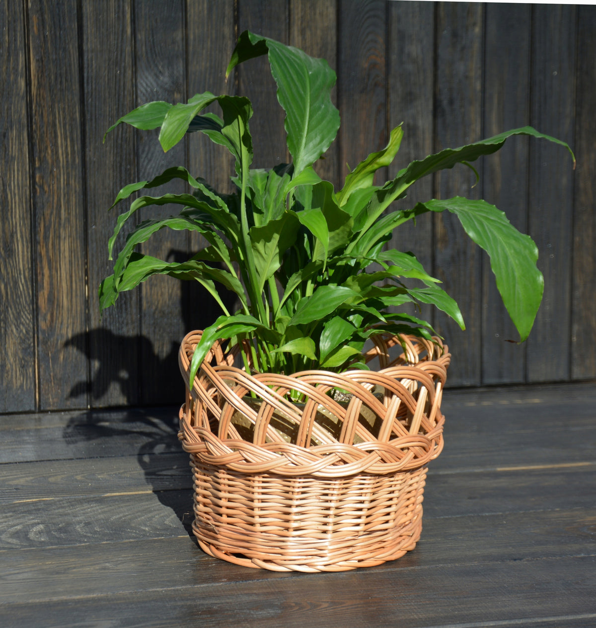 Wicker POT CHRISTMAS TREE COVER BASKET BOHO ECO-FRIENDLY 22 cm EAN (GTIN) 5904161864868