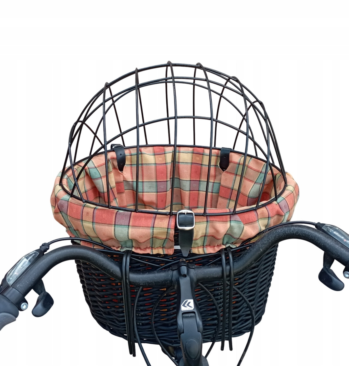 Wicker basket for Bike with insert and cushion Transporter for PSA up to 10kg