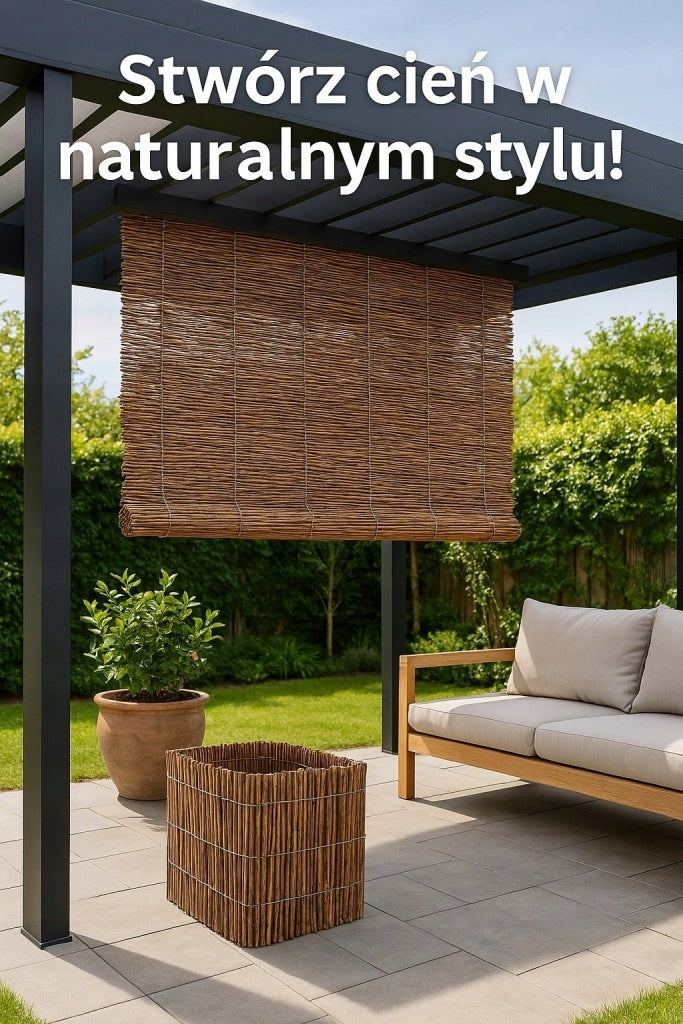 Wicker mat 200x500cm. wicker mats wicker PREMIUM MANUFACTURER Poland Brand no brand
