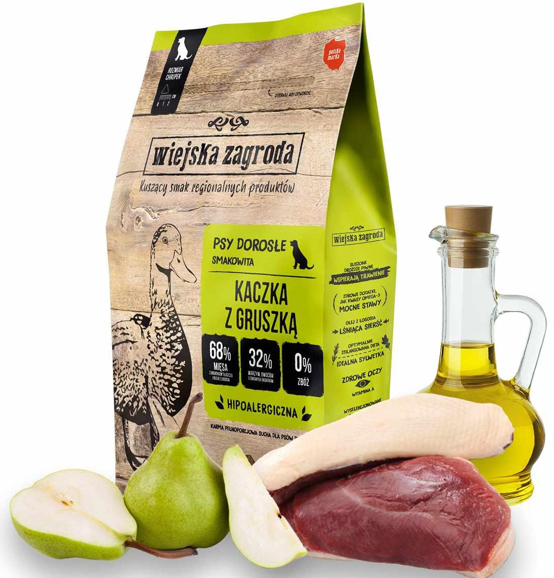 Wiejska Zagroda duck with pear 2kg crisps M