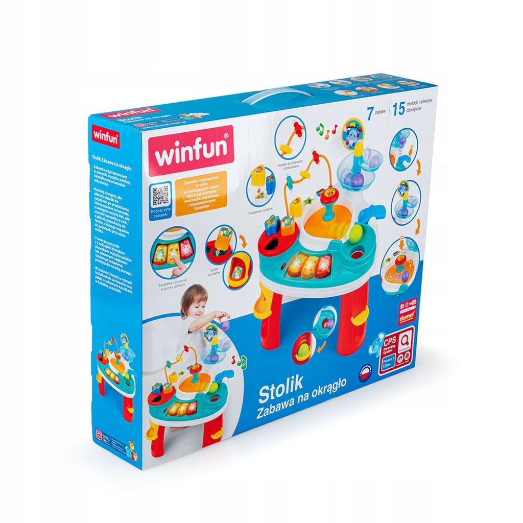 WinFun Educational table for children 12m+ Fun all the time Sorter songs Packaging status original