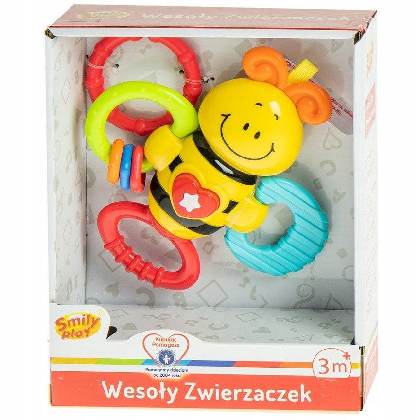 WinFun playing CHEERFUL BEE rattle Pendant EDUCATIONAL TOY Packaging status original