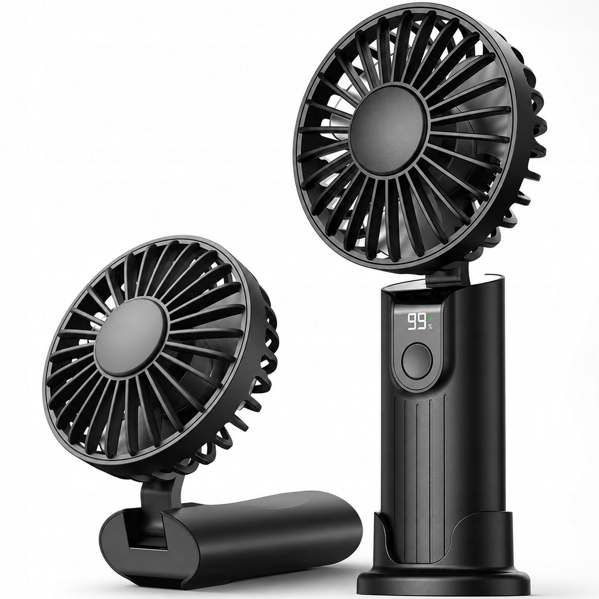 Windmill USB Rechargeable Fan Quiet Mini Handheld 5000mAh TOPK Packaging status original