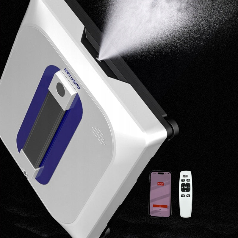 Window Cleaning Robot Spray Water Tuya APP Voice Speech Packaging status original