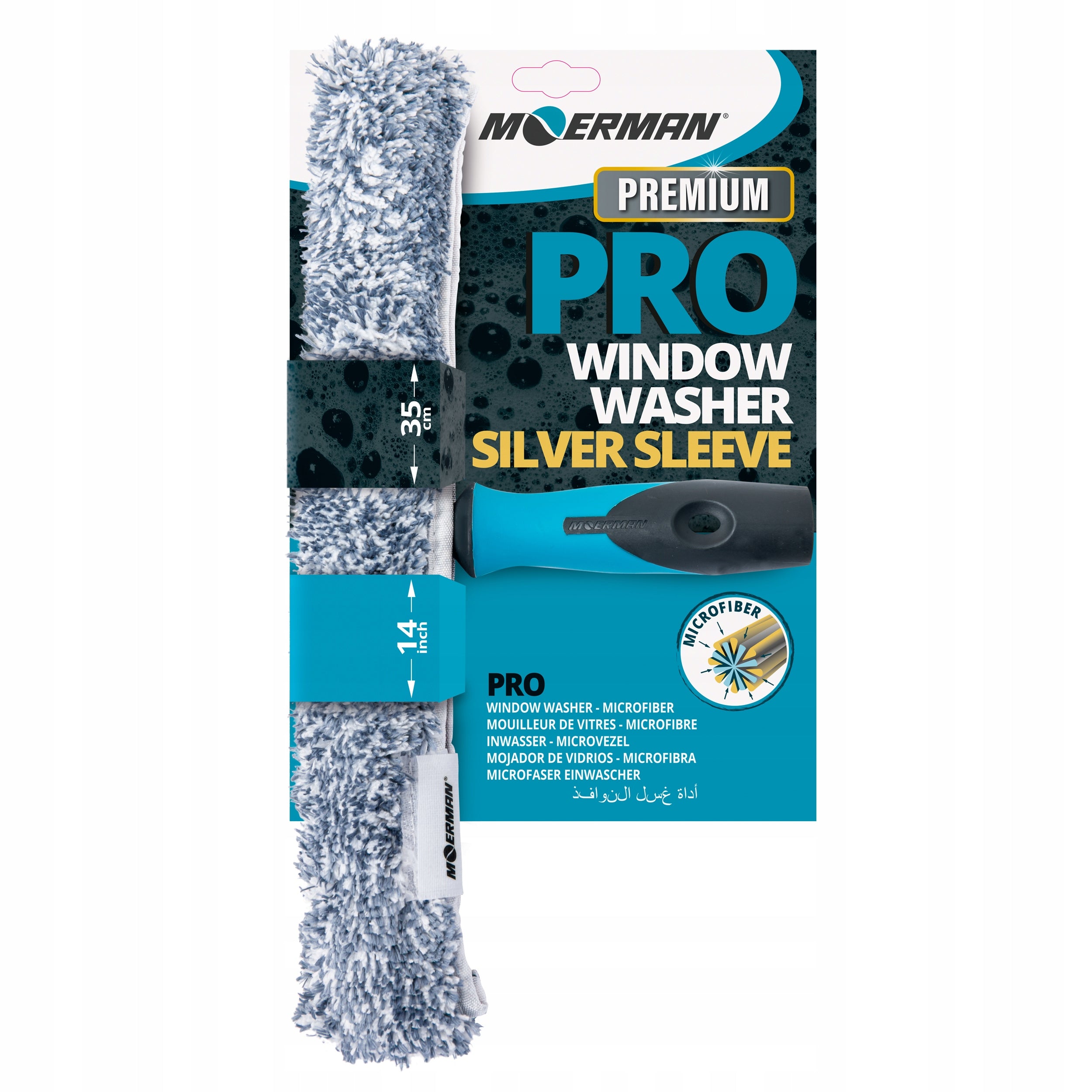 Window Washer MOERMAN PRO Window Washer Silver Sleeve 35cm