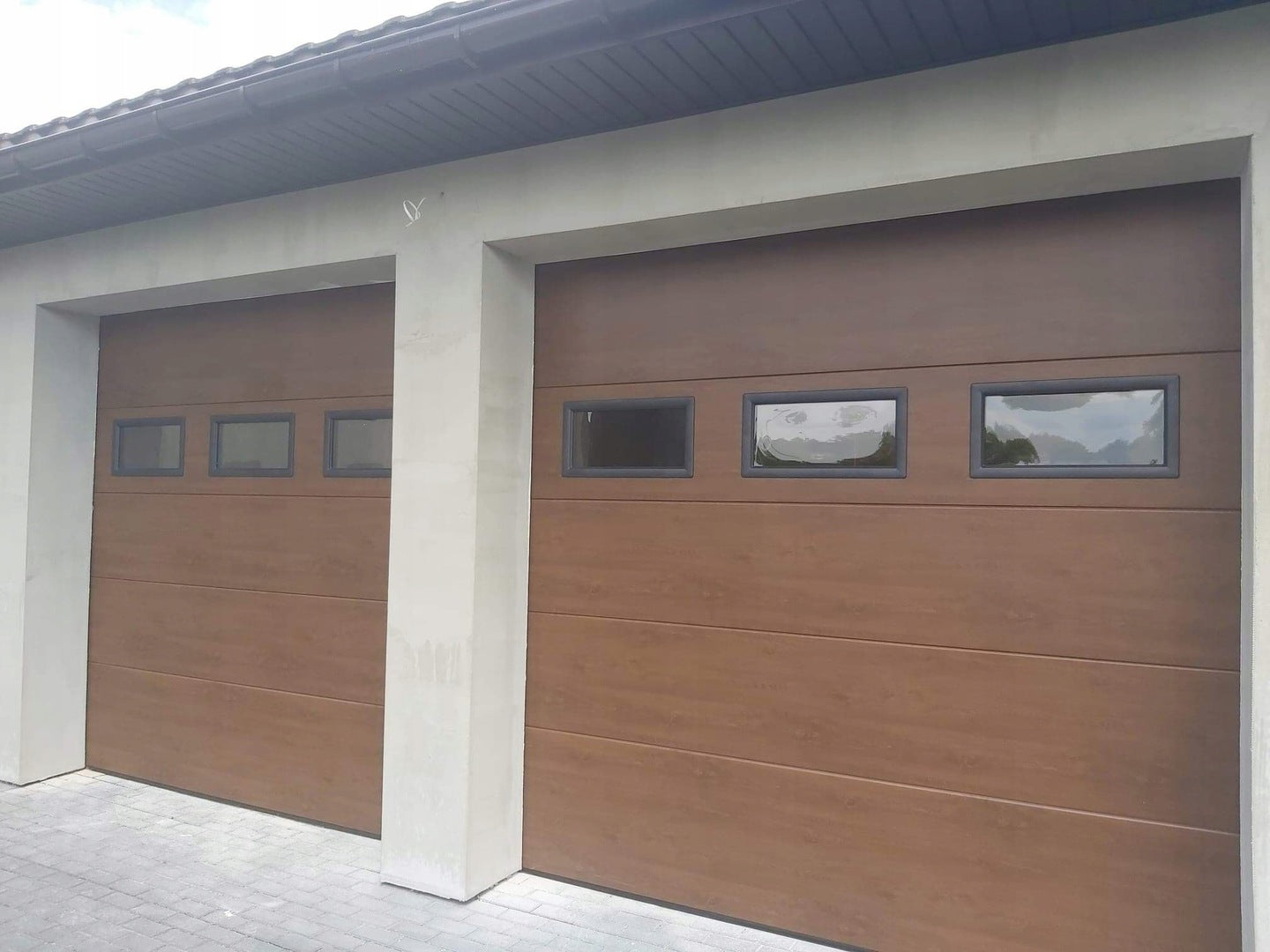 Window for sectional garage door Height 33.6 cm